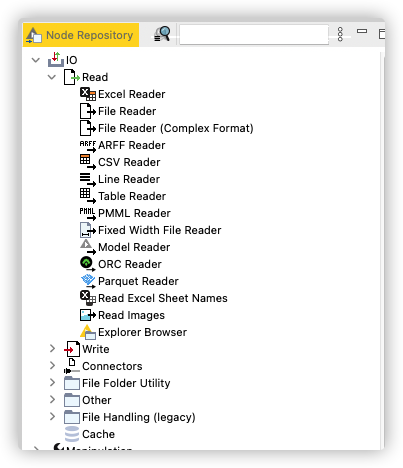 Node Repository中的IO节点集合